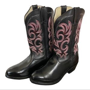 Durango Western Cowboy Boots embroidered leather